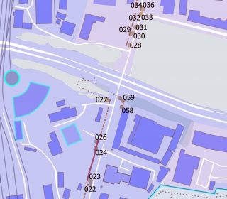 Kartierung historischer Einfriedungselemente mittels GNSS und Darstellung im QGIS.